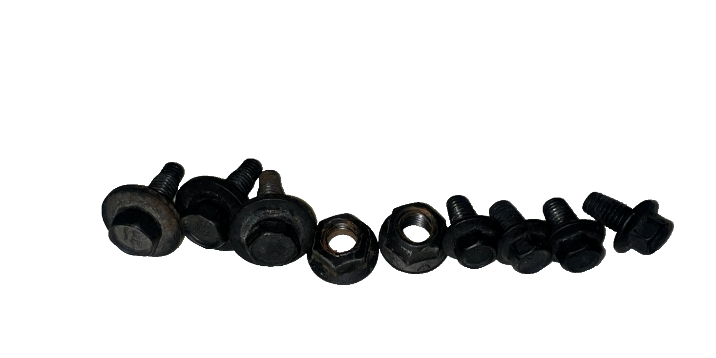 05-14 Ford Mustang COMPLETE Rear Seat Hardware Brackets Seatbelt With Bolts OEM 