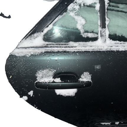 2002-2006 Toyota Camry Rear Left Driver Exterior Door Complete Dark Green OEM