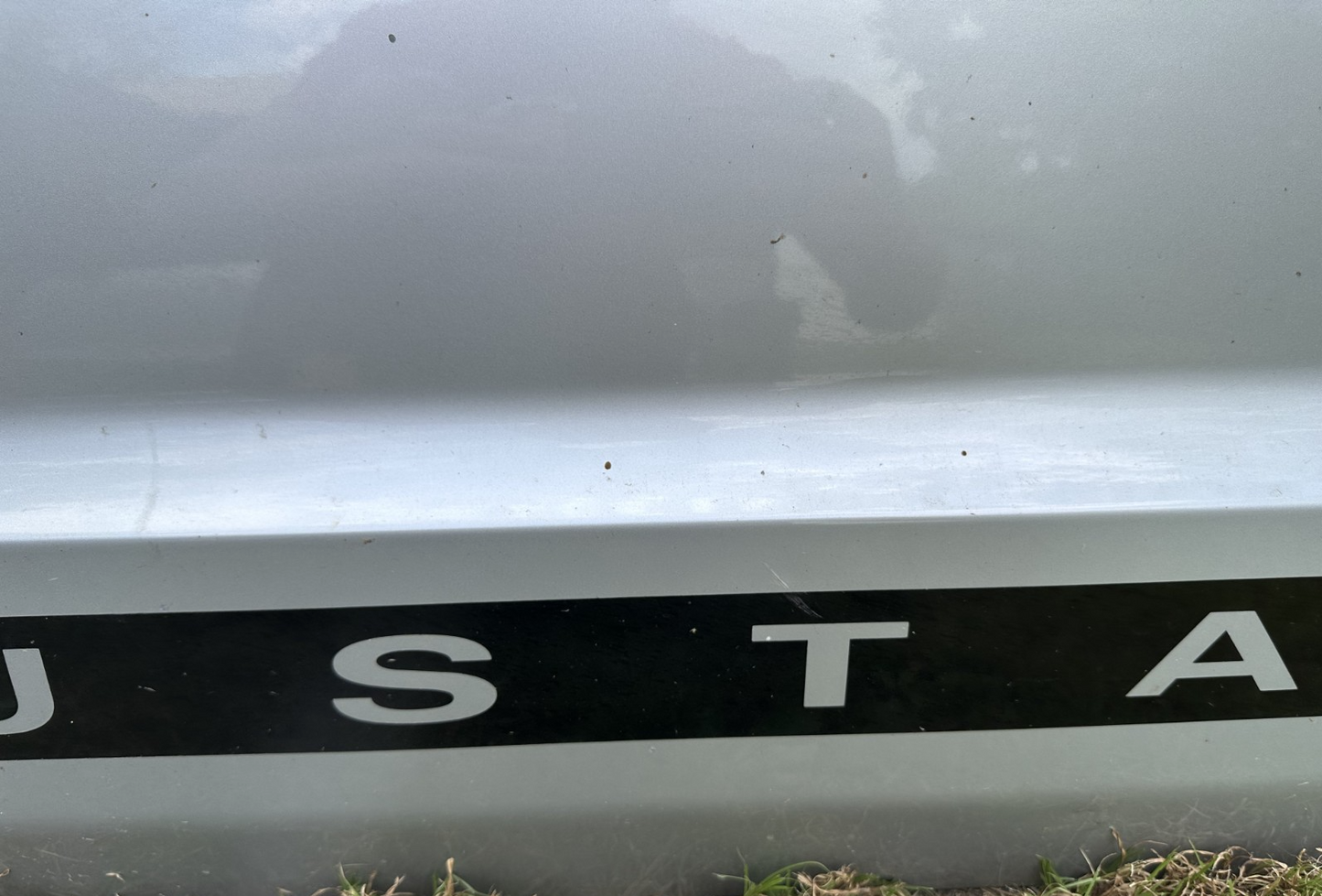 05-09 Ford Mustang Coupe Door Shell Silver Paint Code TL W/ Stripe OEM LH Driver