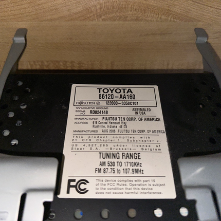 05-06 Toyota Camry AM FM CD Player Radio Stereo Receiver OEM