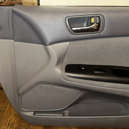 02-06 Toyota Camry Door Panel Light Gray RH Passenger Front OEM