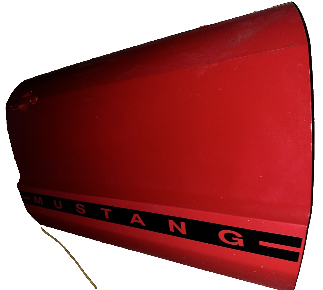 05-09 Ford Mustang Coupe Door Shell Bright Red W/ Stripe OEM RH Passenger