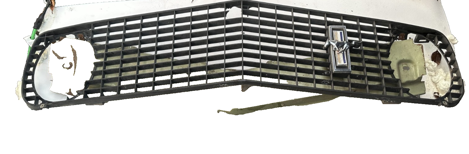 1969 OEM Ford Mustang Grille Black Original Ford W/ Bracket