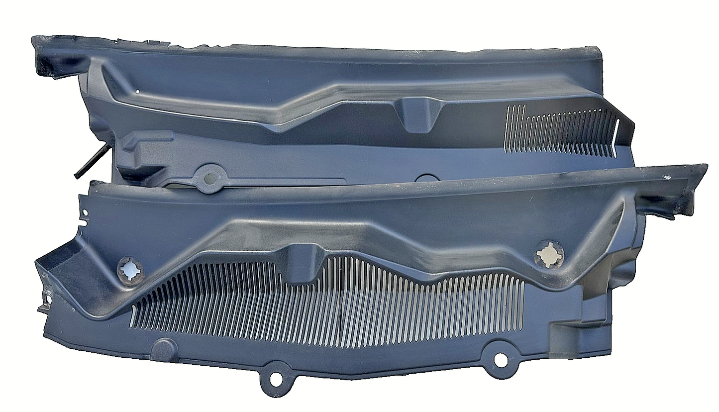 10-14 Ford Mustang LH & RH Driver Passenger Wiper Dash Top Cowl Grille Vent OEM