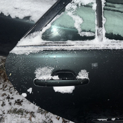 02-06 Toyota Camry Rear Right Passenger Exterior Door Complete Dark Green OEM