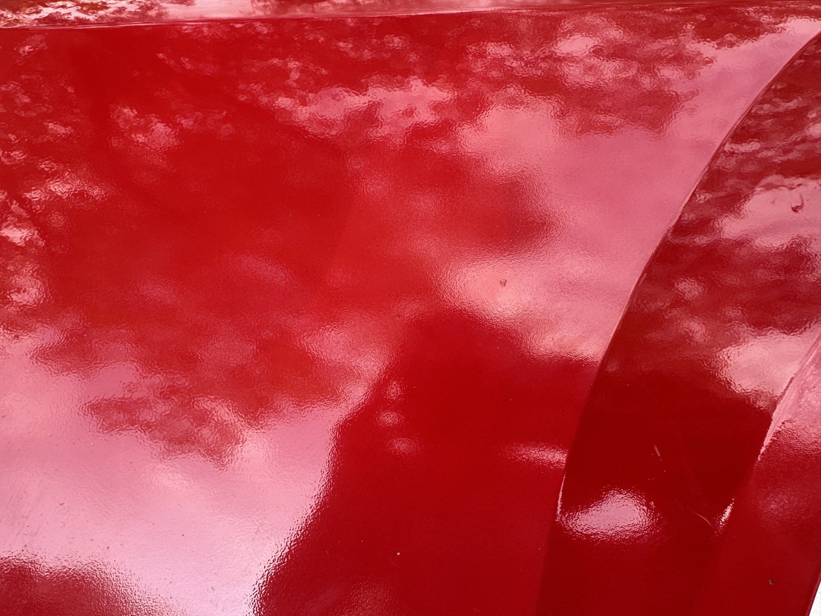 05-09 Ford Mustang Front Passenger Side Base Red Fender W/ Stripe