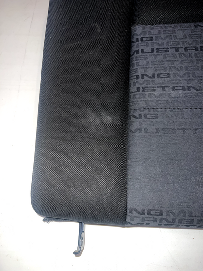 05-09 Ford Mustang Charcoal Black Cloth Upper Rear Seat Back LH Driver OEM