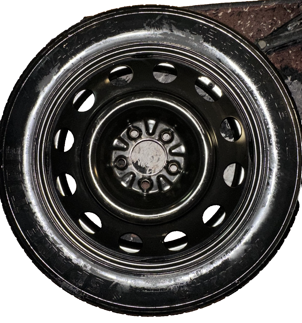 05-09 Ford Mustang Rear Spare Tire With Jack And Some Hardware OEM