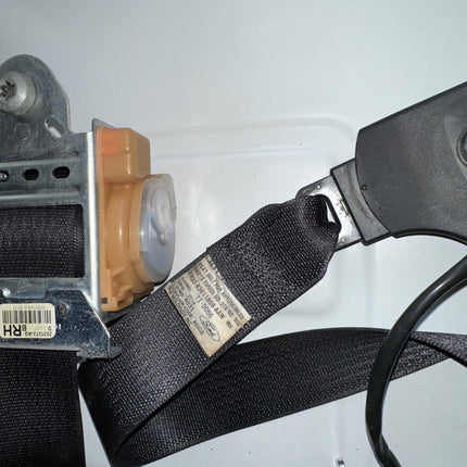 13-14 Ford Mustang Passenger Right RH Front Seatbelt OEM Black Belt