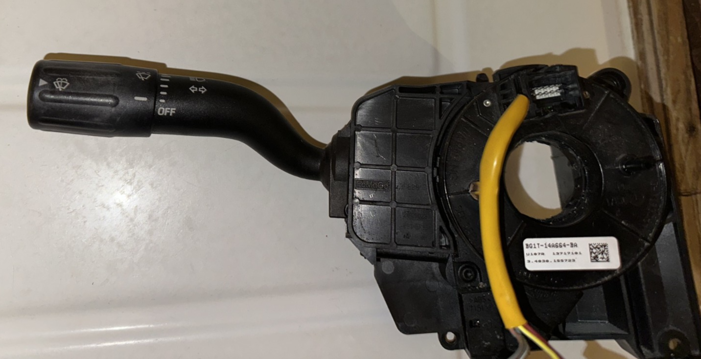 10-14 Ford Mustang Column Switch Clockspring With Turn Signal Stalk OEM