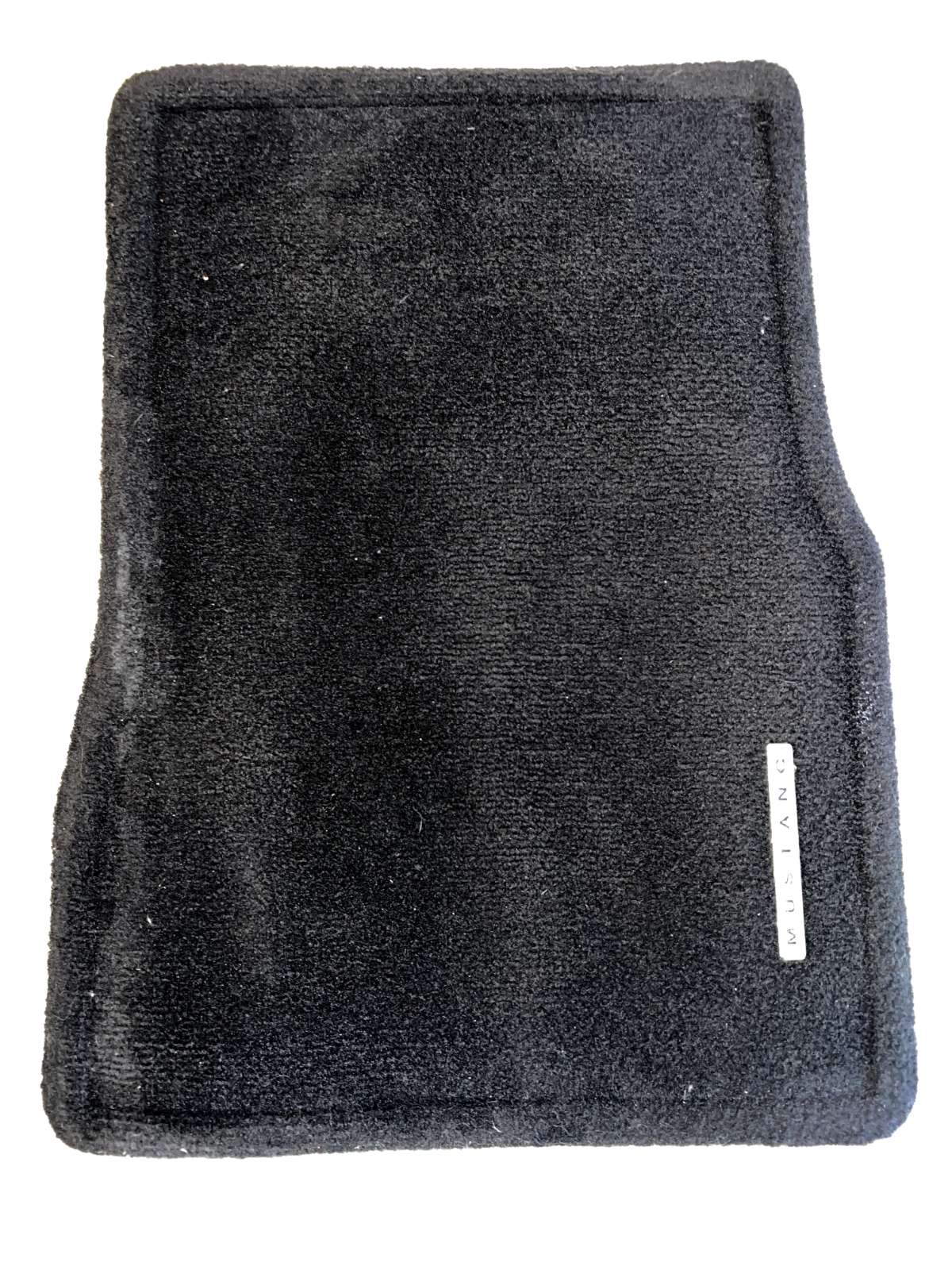 05-09 Ford Mustang Black Carpet Floor Mats OEM Pair With Silver MUSTANG Emblem 