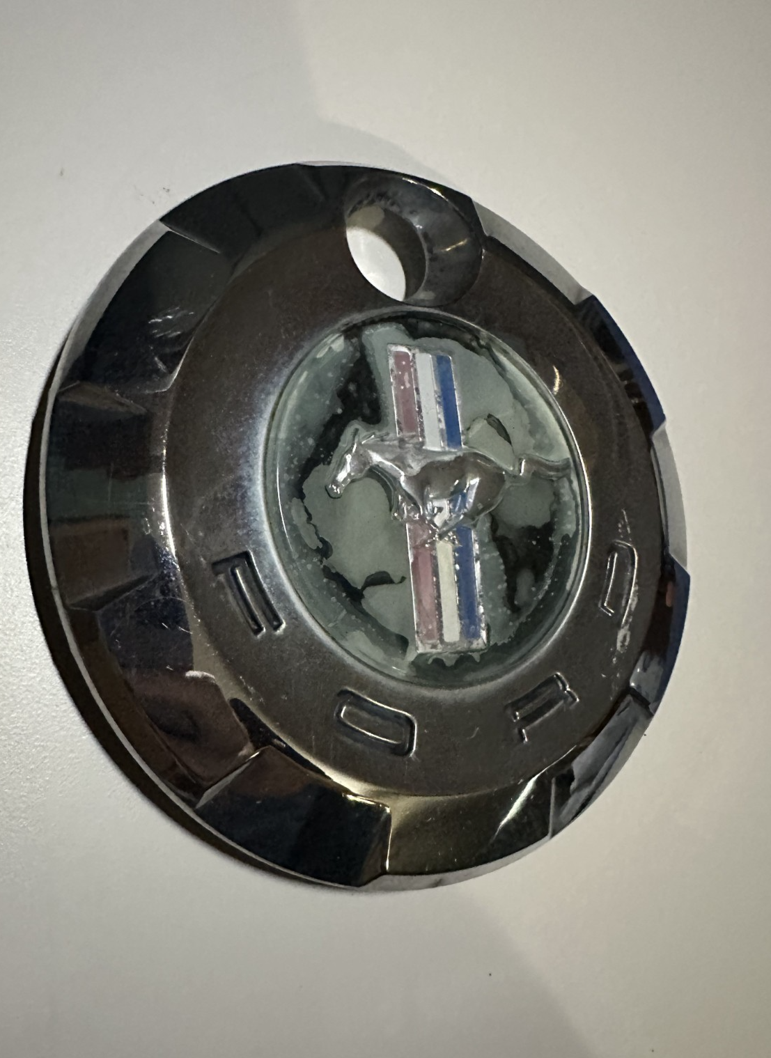 05-09 Ford Mustang V6 Horse Pony Rear Trunk Badge Classic Gas Cap OEM