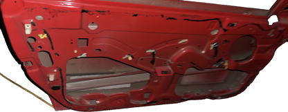 05-09 Ford Mustang Coupe Door Shell Bright Red W/ Stripe OEM LH Driver