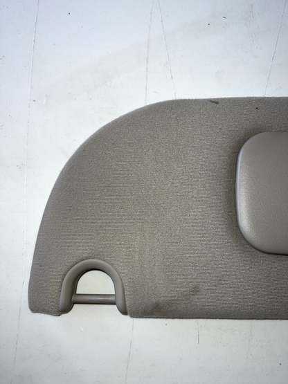06-10 Ford Explorer  Mountaineer LH Driver Sun Visor With Light OEM Tan