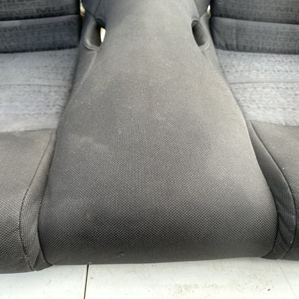 05-09 Ford Mustang Charcoal Black Cloth Rear Seat No Brackets V6 Pattern OEM