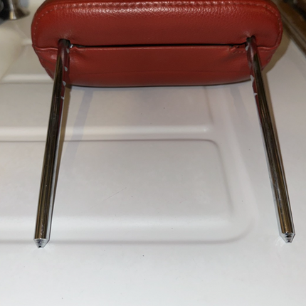 05-09 Ford Mustang Front Seat Head Rest Red Leather OEM