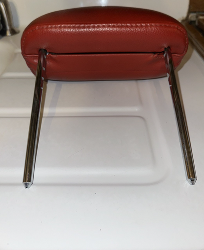 05-09 Ford Mustang Front Seat Head Rest Red Leather OEM