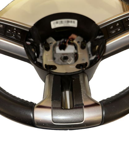 10-14 Ford Mustang Premium Leather Steering Wheel OEM W/ Switches And Wiring