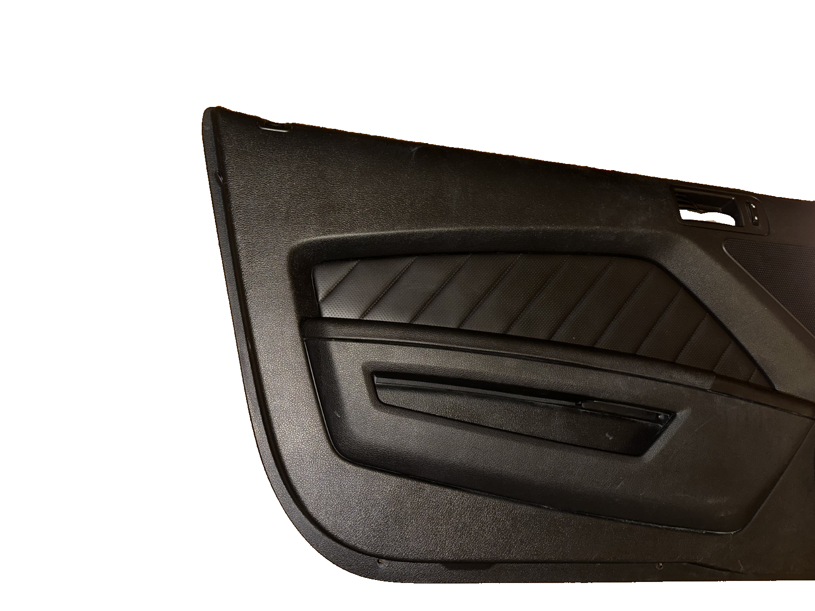 10-14 Mustang Door Panels Charcoal Black Pair LH RH Driver Passenger Side OEM