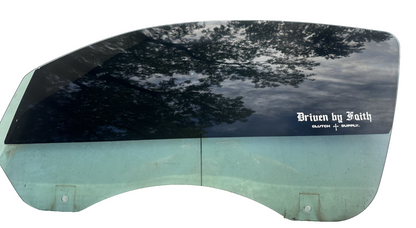 05-14 Ford Mustang Coupe Driver Side Left LH Door Window Glass OEM W/ Sticker