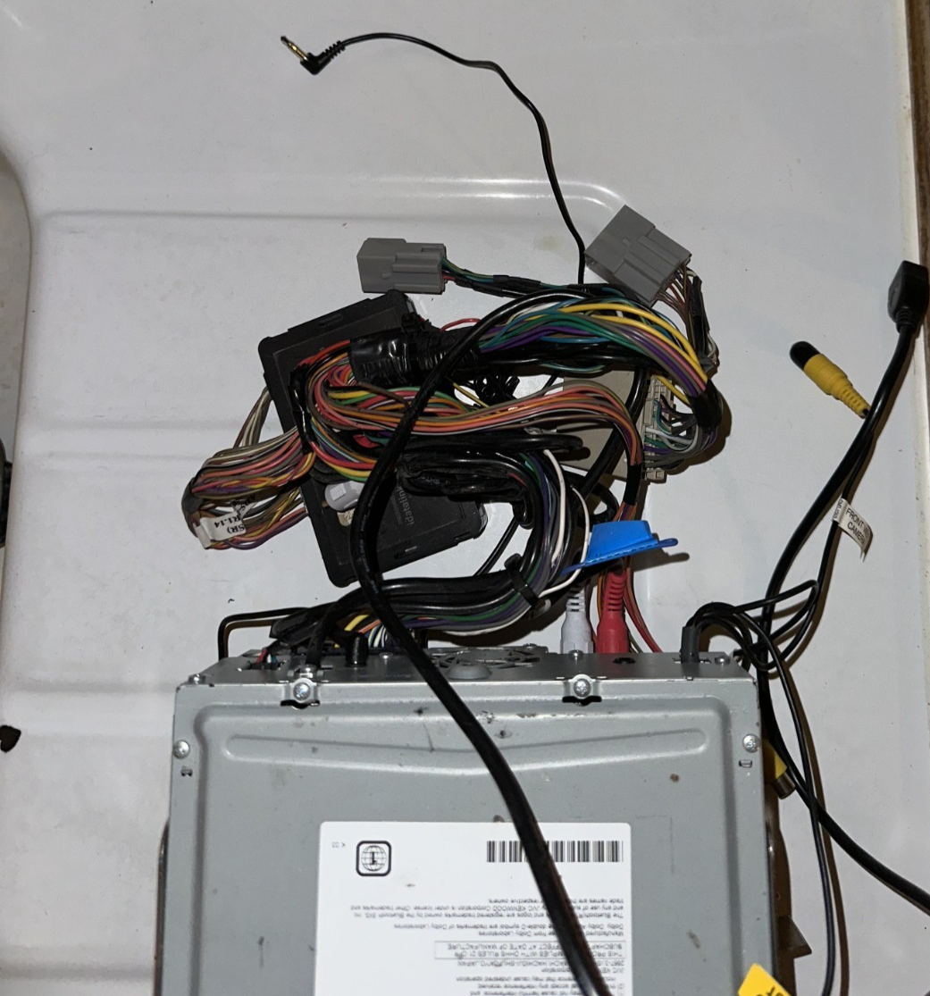 JVC KW-V850BT 6.8" Radio Touchscreen Monitor Receiver In Working Shape