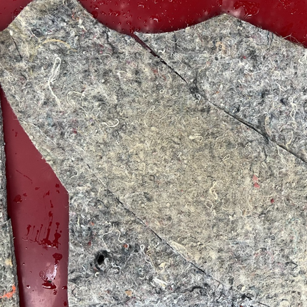 05-09 Ford Mustang Rear Window Lower Quarter Panel Sound Deadning Pair OEM