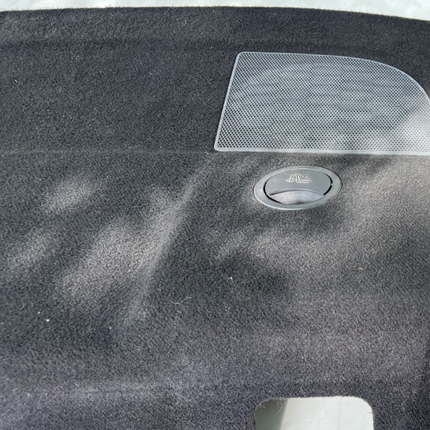 05-09 Ford Mustang Upper Trunk Rear Deck Carpet Black Speaker Trim Panel OEM