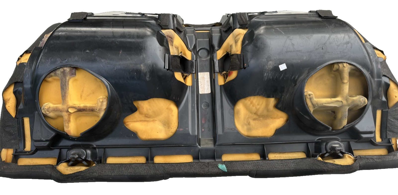 05-09 Ford Mustang Charcoal Black Cloth Rear Seat No Brackets V6 Pattern OEM