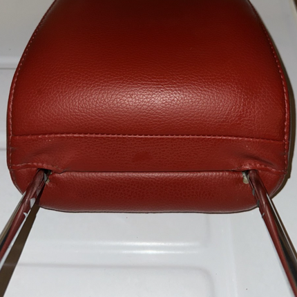 05-09 Ford Mustang Front Seat Head Rest Red Leather OEM