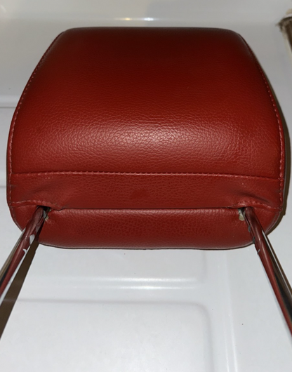 05-09 Ford Mustang Front Seat Head Rest Red Leather OEM