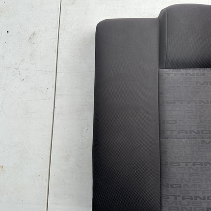 05-09 Ford Mustang Charcoal Black Cloth Rear Seat No Brackets V6 Pattern OEM