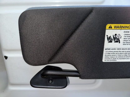 05-09 Ford Mustang Coupe Sun Visor RH LH Driver Passenger Side OEM Black Cloth