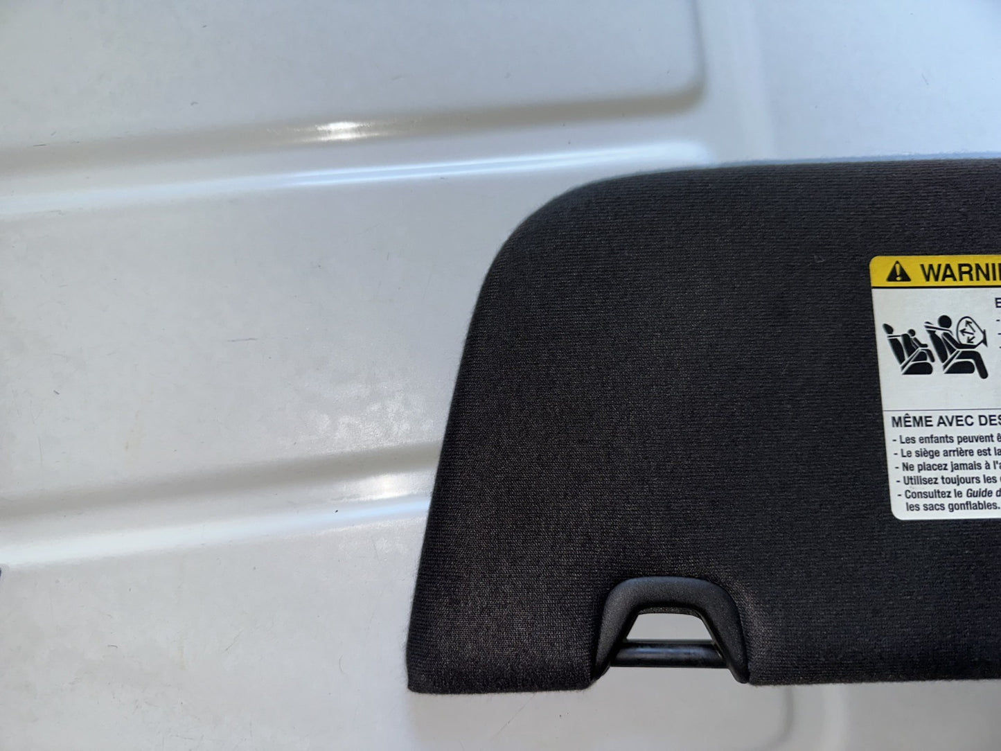 05-09 Ford Mustang Coupe Sun Visor RH LH Driver Passenger Side OEM Black Cloth