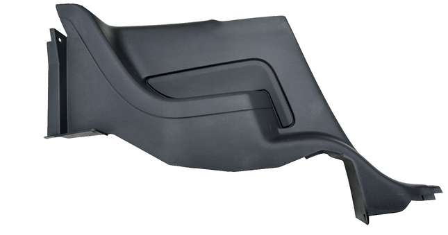 05-09 Ford Mustang Rear Quarter Trim OEM Charcoal Black LH Driver