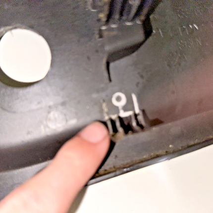 05-08 Ford Mustang Front Driver Side LH Seat Trim Bezel Panel W/ Switches OEM