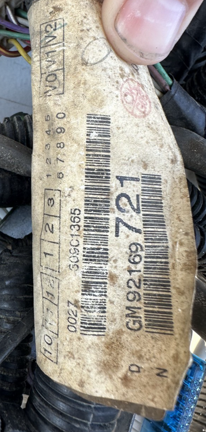 2004 Pontiac GTO 5.7L LS1 V8 Engine Wiring Harness OEM Automatic Transmission