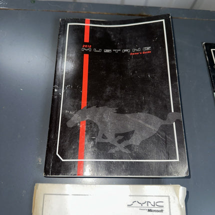 10-14 Ford Mustang Owner’s Manual With Book Guide OEM - From 2012 Mustang