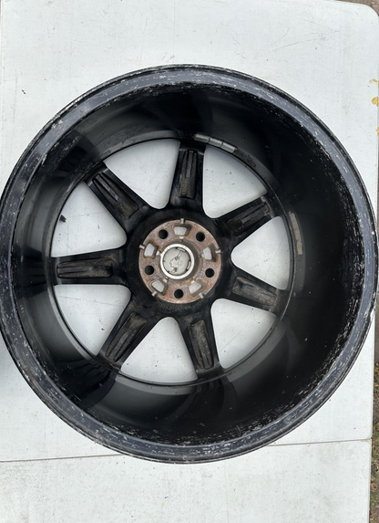 18-21 Ford Mustang Wheel Rim 19x8-1/2 Aluminum 7 Spoke Gloss Black OEM