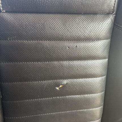 10-14 Ford Mustang Front Right RH Passenger Black Upper Seat Back Leather OEM