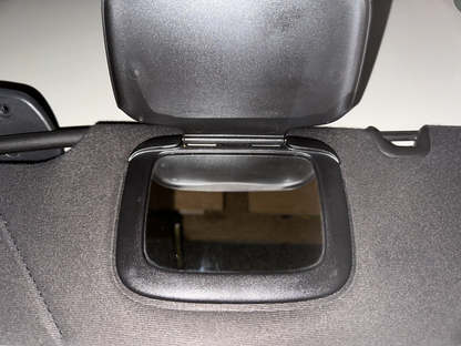 05-09 Ford Mustang Coupe Sun Visor Set Driver Passenger RH LH Black Pair OEM