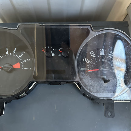 05-09 Ford Mustang Instrument Cluster Base Model 4 Gauge OEM Green Illumination