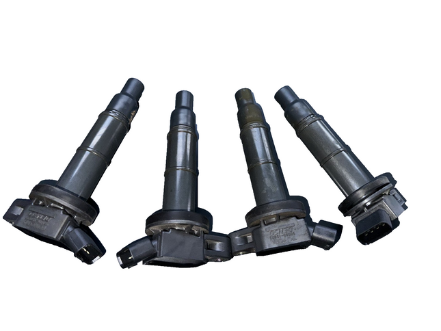 02-09 Toyota Camry 2.4L 2AZ-FE Set of 4 Ignition Coils OEM Denso