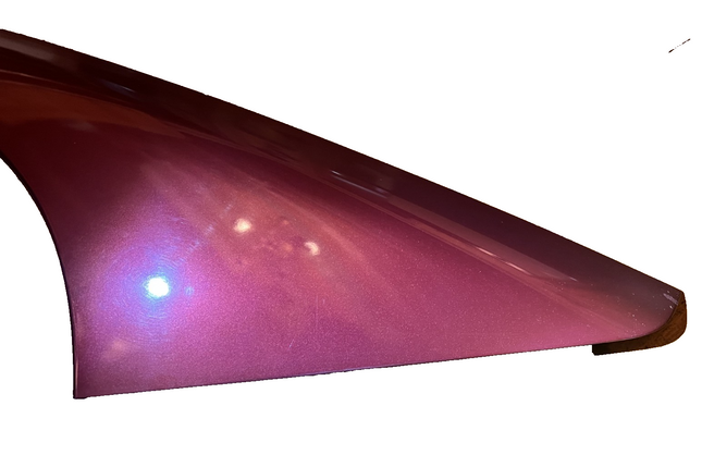 99-04 Ford Mustang Coupe Quarter Window Sail Panels Dark Red LH RH Pair OEM