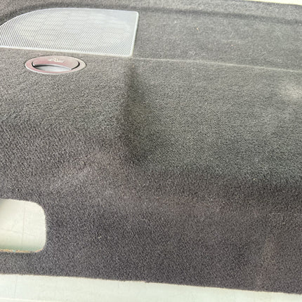 05-09 Ford Mustang Upper Trunk Rear Deck Carpet Black Speaker Trim Panel OEM