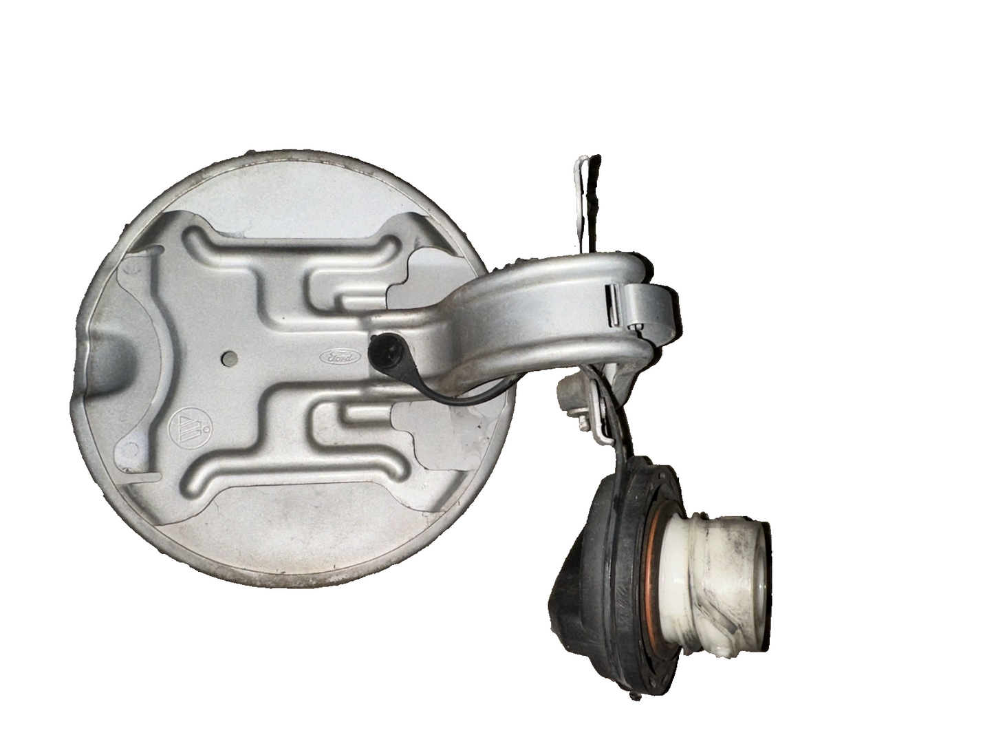 05-09 Ford Mustang Satin Silver Paint Code TL Gas Cap Fuel Door OEM