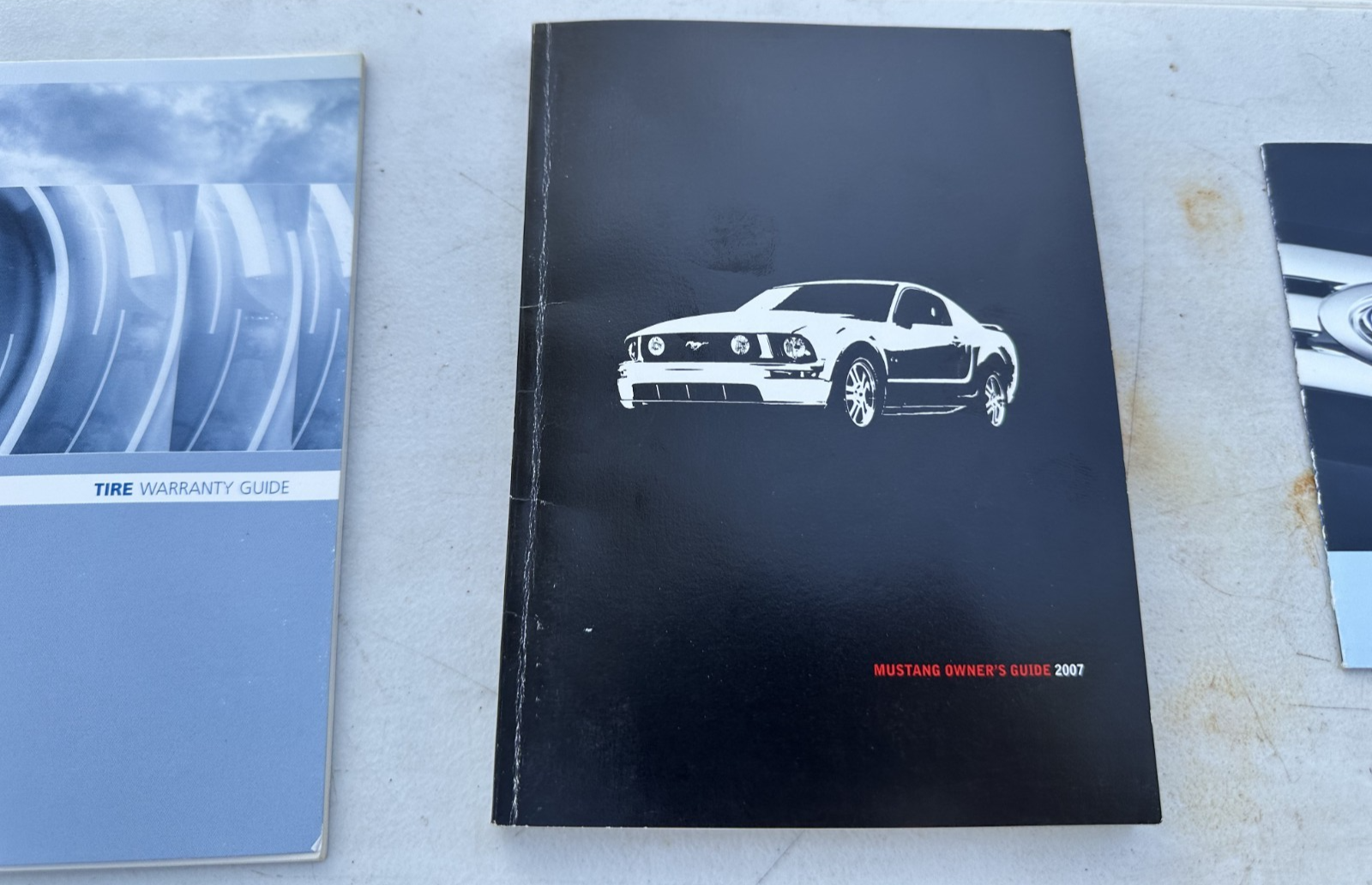 05-09 Ford Mustang Owner’s Manual With Book & Sticker OEM - From 2007 Mustang