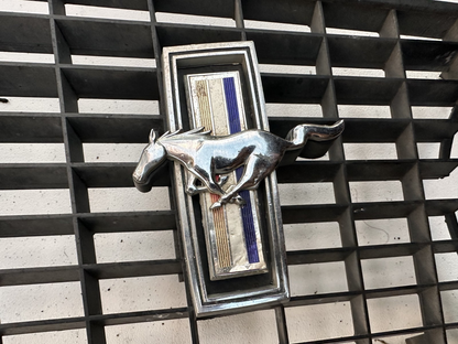 1969 OEM Ford Mustang Grille Black Original Ford W/ Bracket