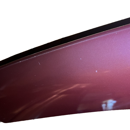 99-04 Ford Mustang Coupe Quarter Window Sail Panels Dark Red LH RH Pair OEM