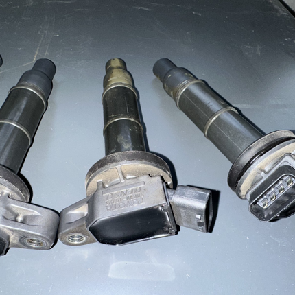 02-09 Toyota Camry 2.4L 2AZ-FE Set of 4 Ignition Coils OEM Denso