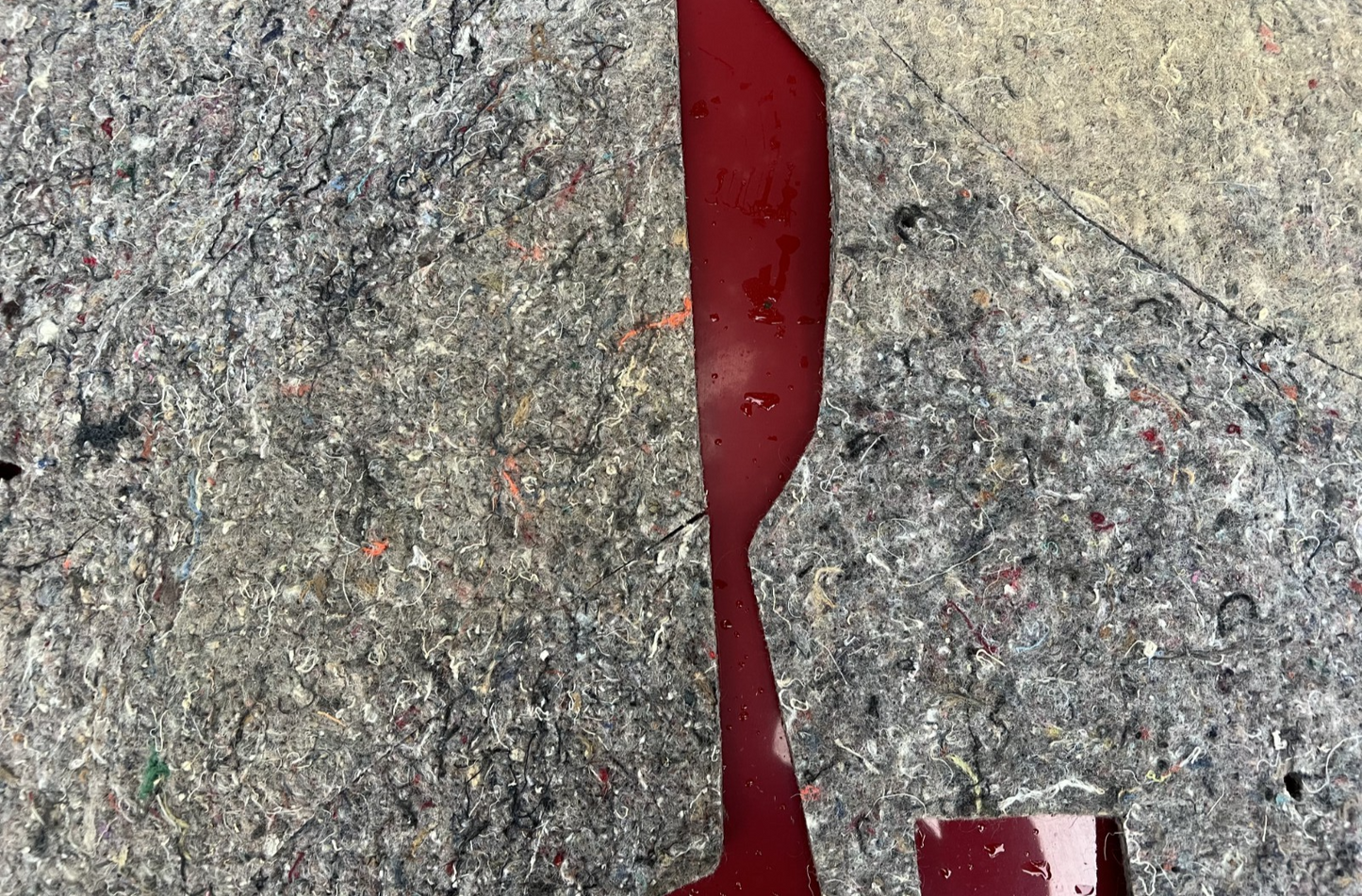 05-09 Ford Mustang Rear Window Lower Quarter Panel Sound Deadning Pair OEM